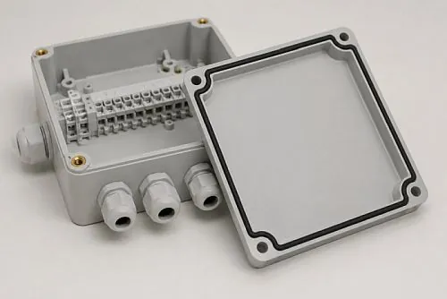 Verbaute Dichtung in einem Gehäuse zum erzielen einer bestimmten IP-Schutzart
